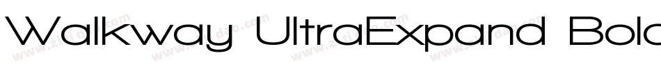 Walkway UltraExpand Bold字体转换